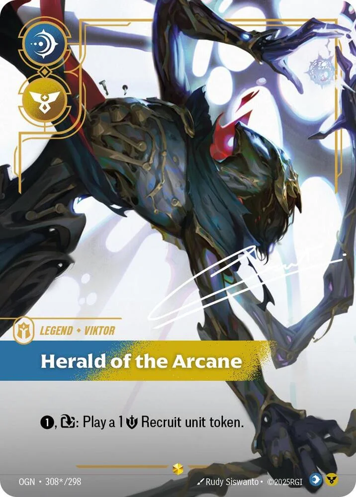 Viktor Herald of the Arcane Alternate Art 「308*/298」「EN」