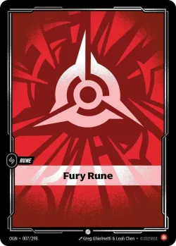 Fury Rune #007/298 · Riftbound