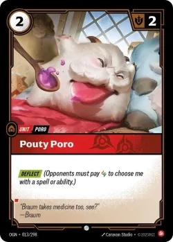 Pouty Poro #013/298 · Riftbound