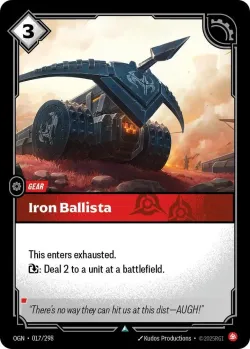 Iron Ballista #017/298 · Riftbound