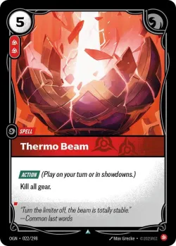Thermo Beam #022/298 · Riftbound