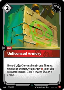 Unlicensed Armory #023/298 · Riftbound