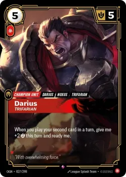 Darius Trifarian #027/298 · Riftbound