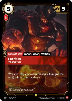 Darius Trifarian Alternate Art 「027a/298」「EN」