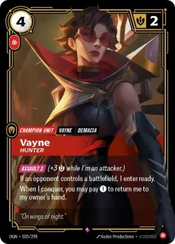 Vayne Hunter #035/298 · Riftbound