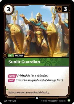 Sunlit Guardian #054/298 · Riftbound