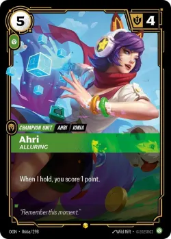 Ahri Alluring Alternate Art 「066a/298」「EN」