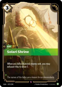 Solari Shrine #072/298 · Riftbound