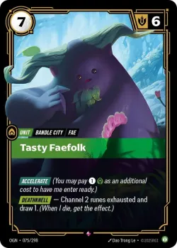 Tasty Faefolk #075/298 · Riftbound