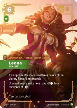 Leona Zealot #079/298 · Riftbound