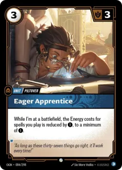 Eager Apprentice #084/298 · Riftbound
