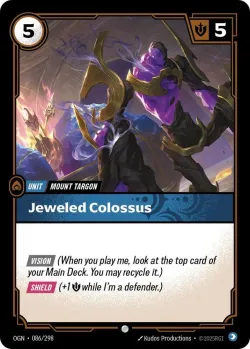 Jeweled Colossus #086/298 · Riftbound