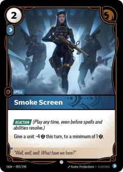 Smoke Screen #093/298 · Riftbound