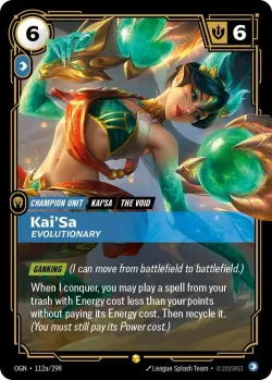 KaiSa Evolutionary Alternate Art 「112a/298」「EN」