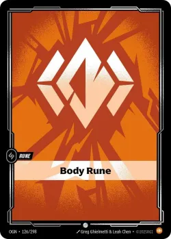 Body Rune #126/298 · Riftbound