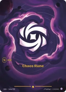 Chaos Rune Alternate Art 「166a/298」「EN」