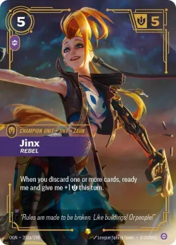 Jinx Rebel Alternate Art 「202a/298」「EN」