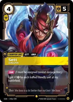 Sett Kingpin Alternate Art 「240a/298」「EN」