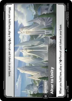 Altar to Unity 「275/298」「EN」