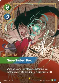 Ahri Nine Tailed Fox Alternate Art 「303*/298」「EN」