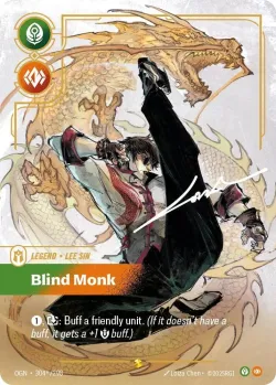 Lee Sin Blind Monk Alternate Art 「304*/298」「EN」