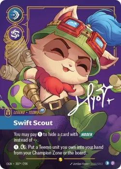 Teemo Swift Scout Alternate Art 「307*/298」「EN」