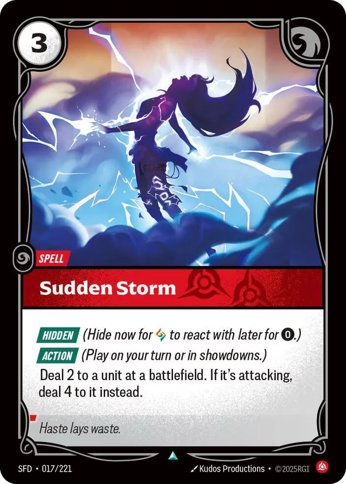 Sudden Storm 「017/221」「EN」