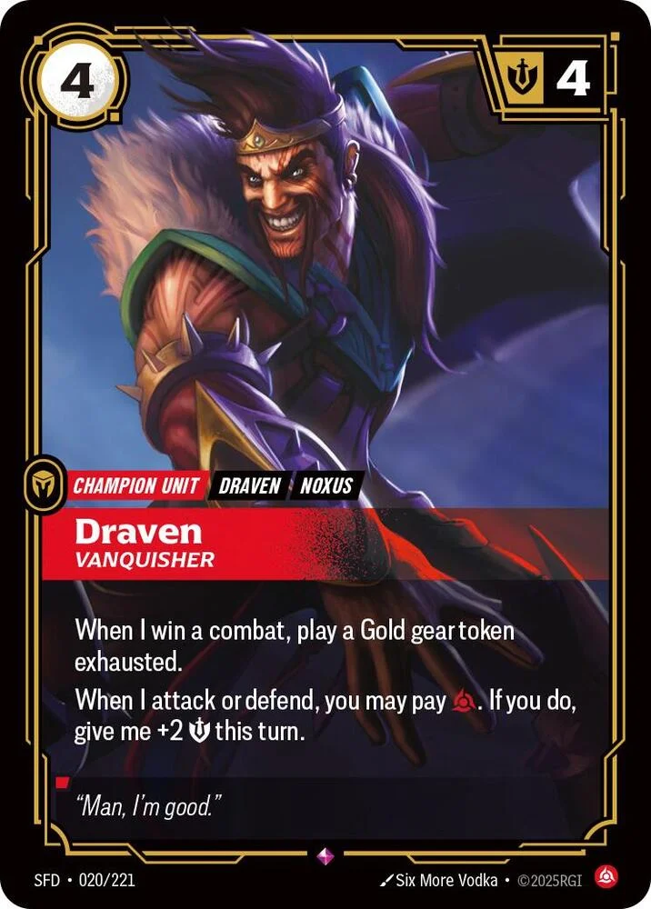 Draven Vanquisher 「020/221」「EN」