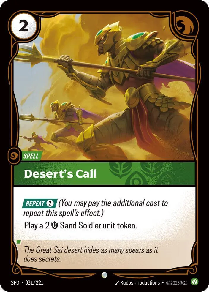 Deserts Call 「031/221」「EN」