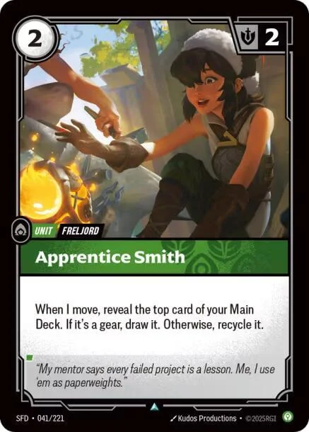 Apprentice Smith 「041/221」「EN」