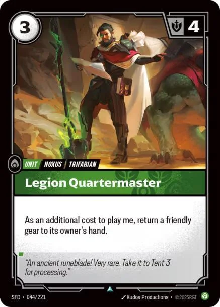 Legion Quartermaster 「044/221」「EN」
