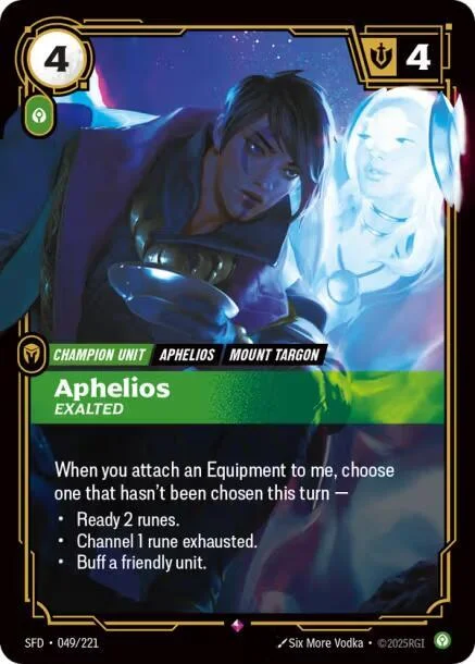 Aphelios Exalted 「049/221」「EN」