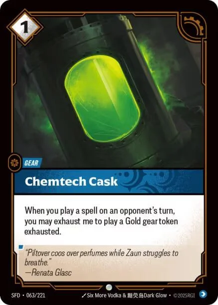 Chemtech Cask 「063/221」「EN」