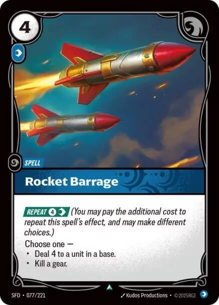 Rocket Barrage 「077/221」「EN」