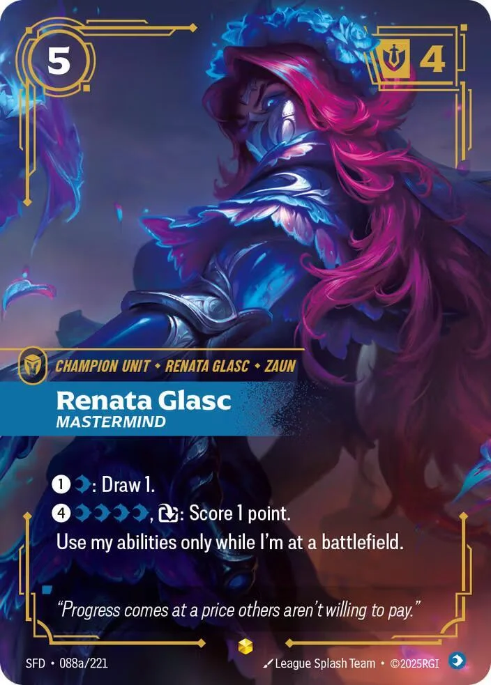 Renata Glasc Mastermind Alternate Art 「088a/221」「EN」