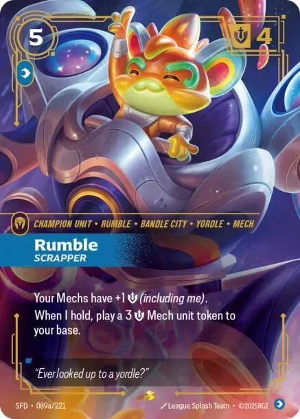 Rumble Scrapper Alternate Art 「089a/221」「EN」