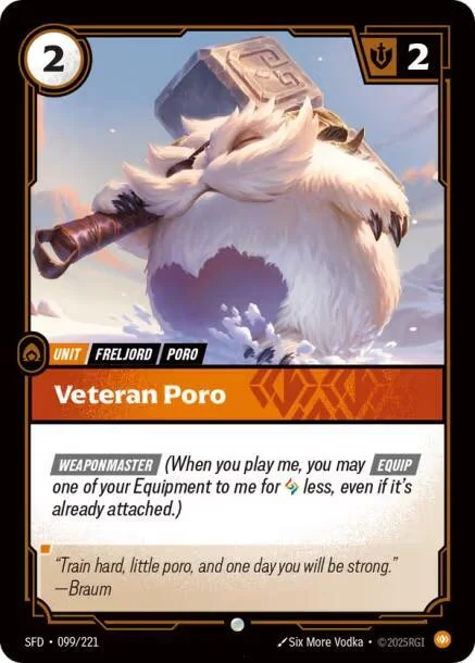 Veteran Poro 「099/221」「EN」