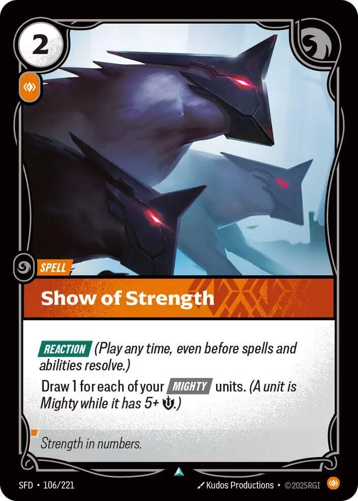 Show of Strength 「106/221」「EN」