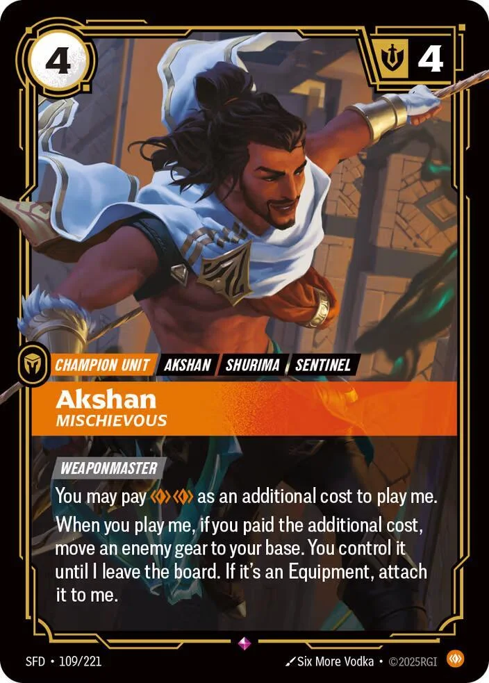 Akshan Mischievous 「109/221」「EN」