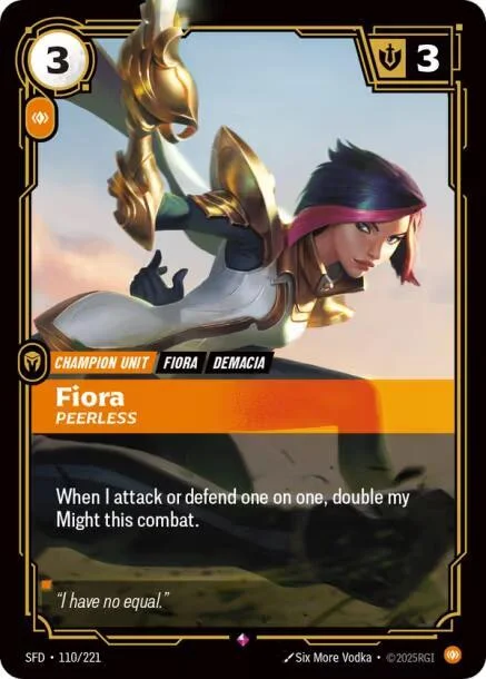 Fiora Peerless 「110/221」「EN」
