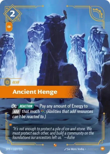 Ancient Henge 「117/221」「EN」