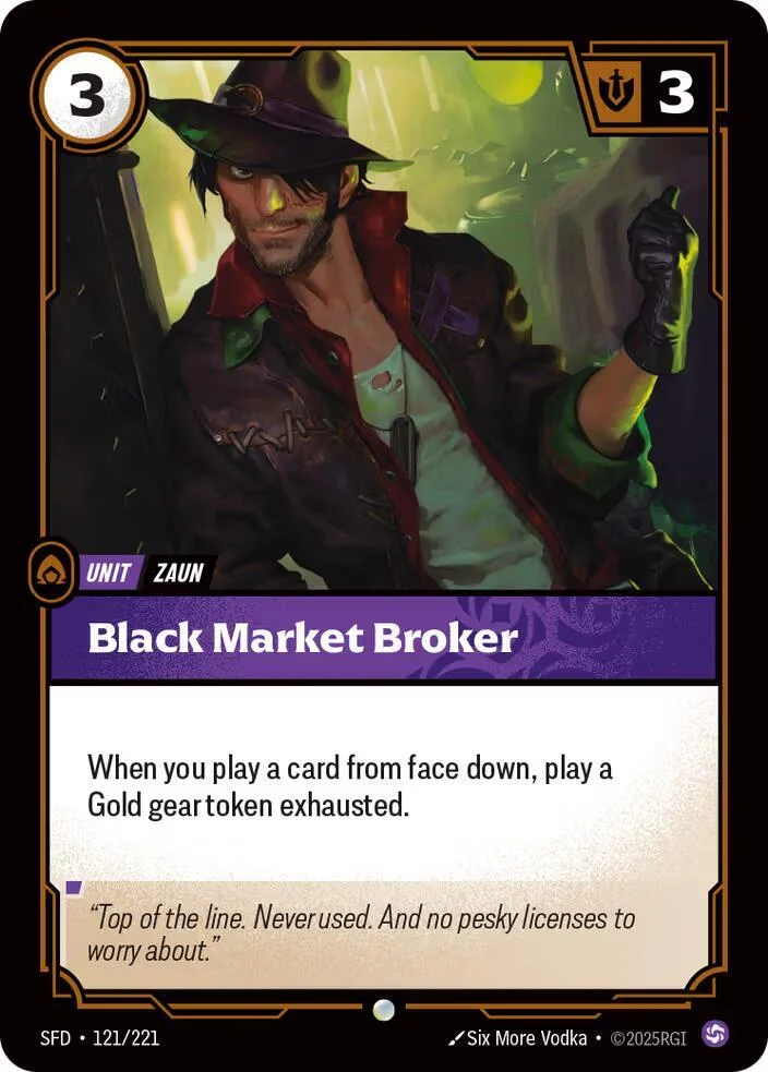 Black Market Broker 「121/221」「EN」