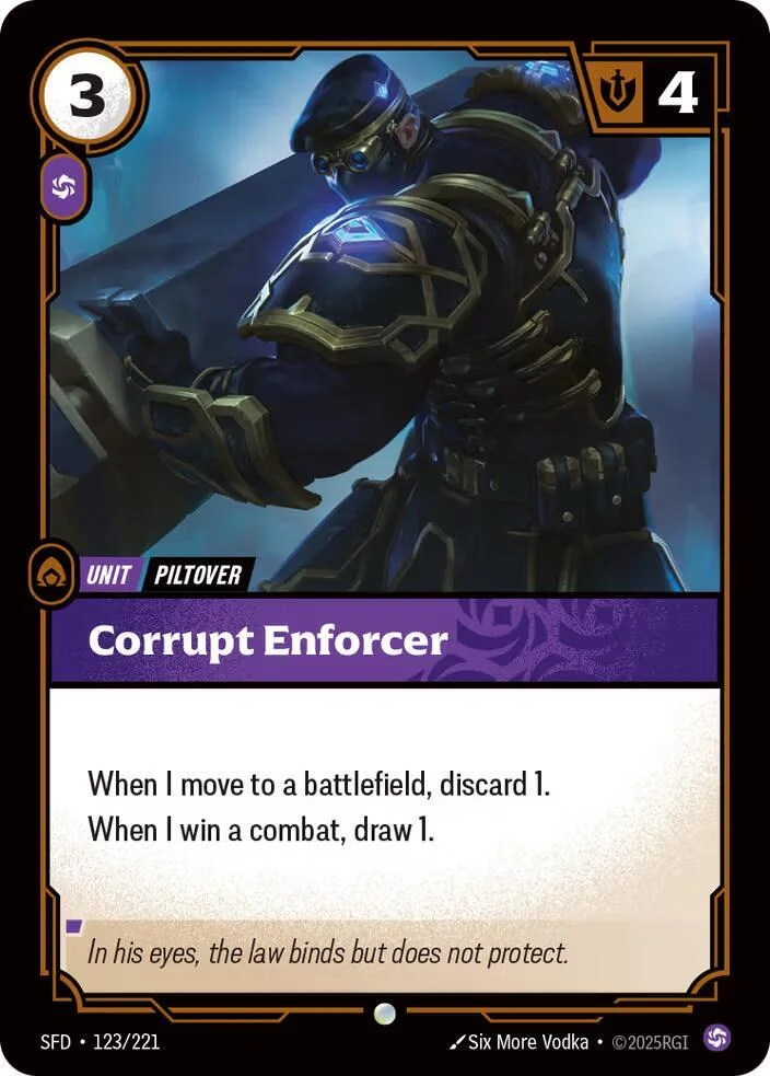 Corrupt Enforcer 「123/221」「EN」