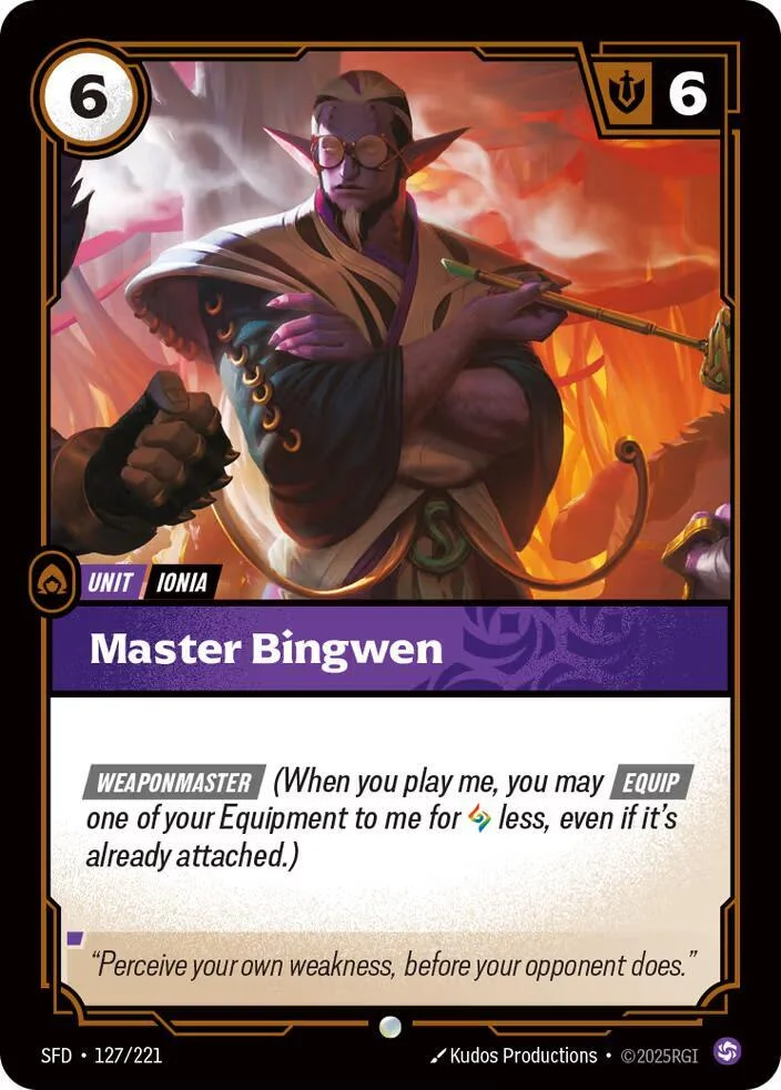 Master Bingwen 「127/221」「EN」