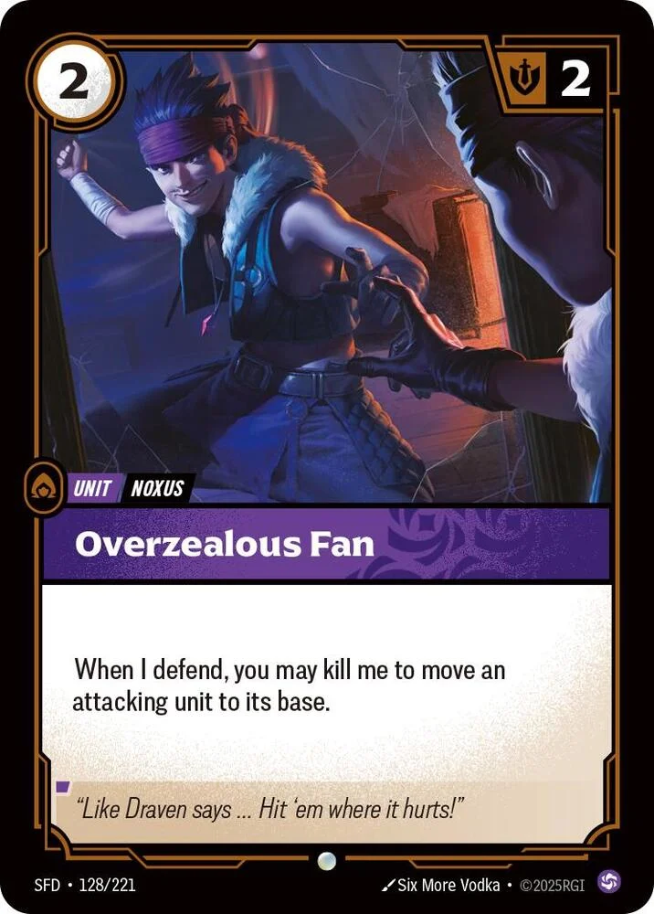 Overzealous Fan 「128/221」「EN」