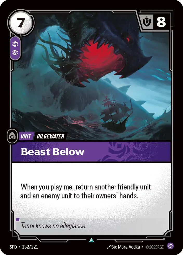 Beast Below 「132/221」「EN」