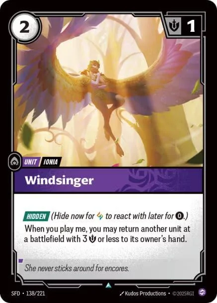 Windsinger 「138/221」「EN」