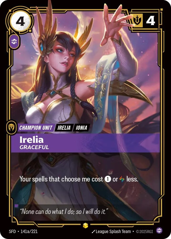 Irelia Graceful Alternate Art 「141a/221」「EN」