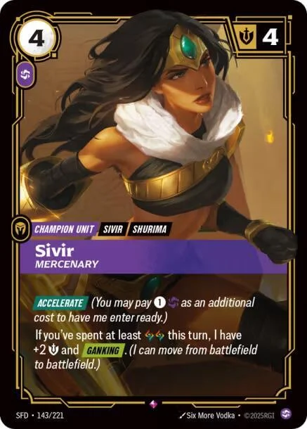 Sivir Mercenary 「143/221」「EN」