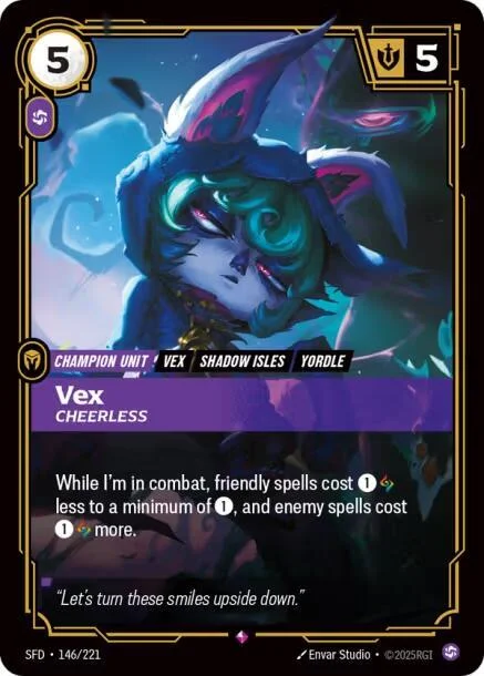 Vex Cheerless 「146/221」「EN」